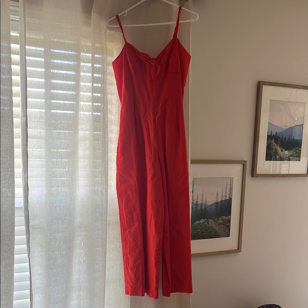 J. Crew Red Jumpsuit